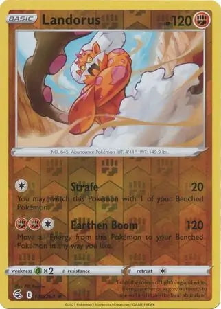 Fusion Strike Landorus #148/264 reverse holo
